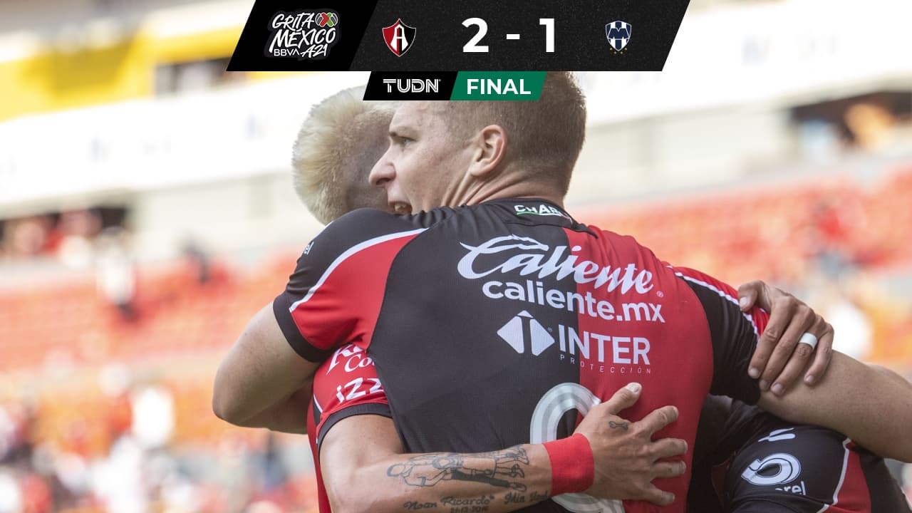 Julio César Furch hizo el gol del gane para el Atlas contra Rayados.