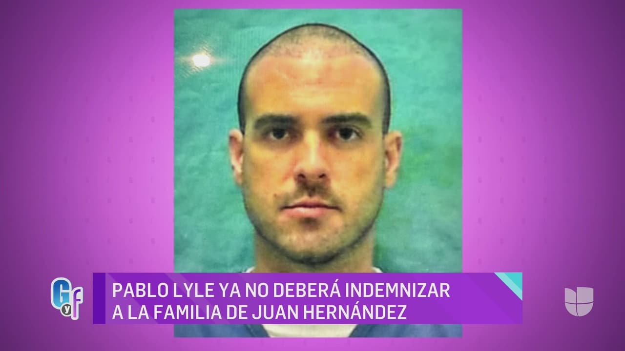 Esta es la fotografía más reciente de Pablo Lyle en un prisión de Florida.