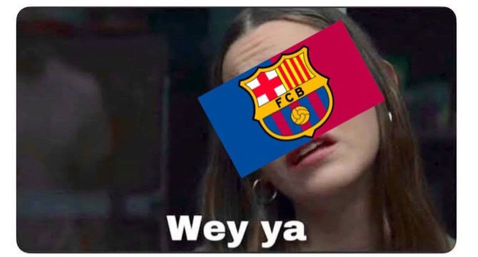 Tras recibir la histórica goleada, el conjunto culé se ha convertido en el blanco de los memes en las redes sociales.