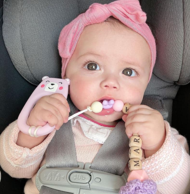 Durante sus primeros meses de vida, Martina derrochó ternura con sus cachetitos y los adorables outfits con los que su mami la viste.