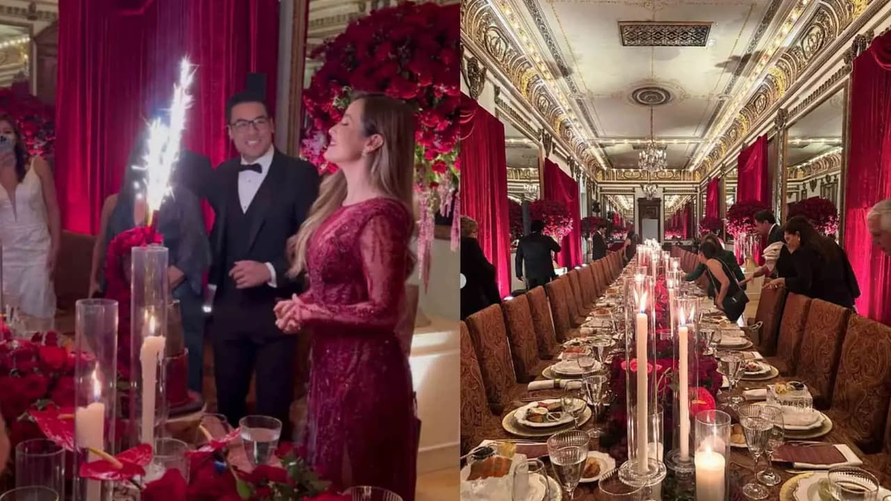 Así celebró su cumpleaños la esposa de Carlos Rivera.