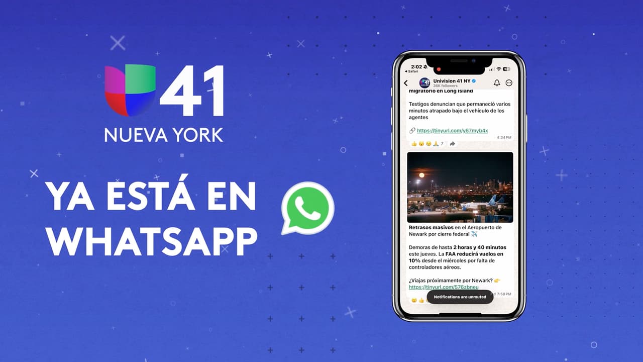 Univision 41 Nueva York tiene su canal de WhatsApp