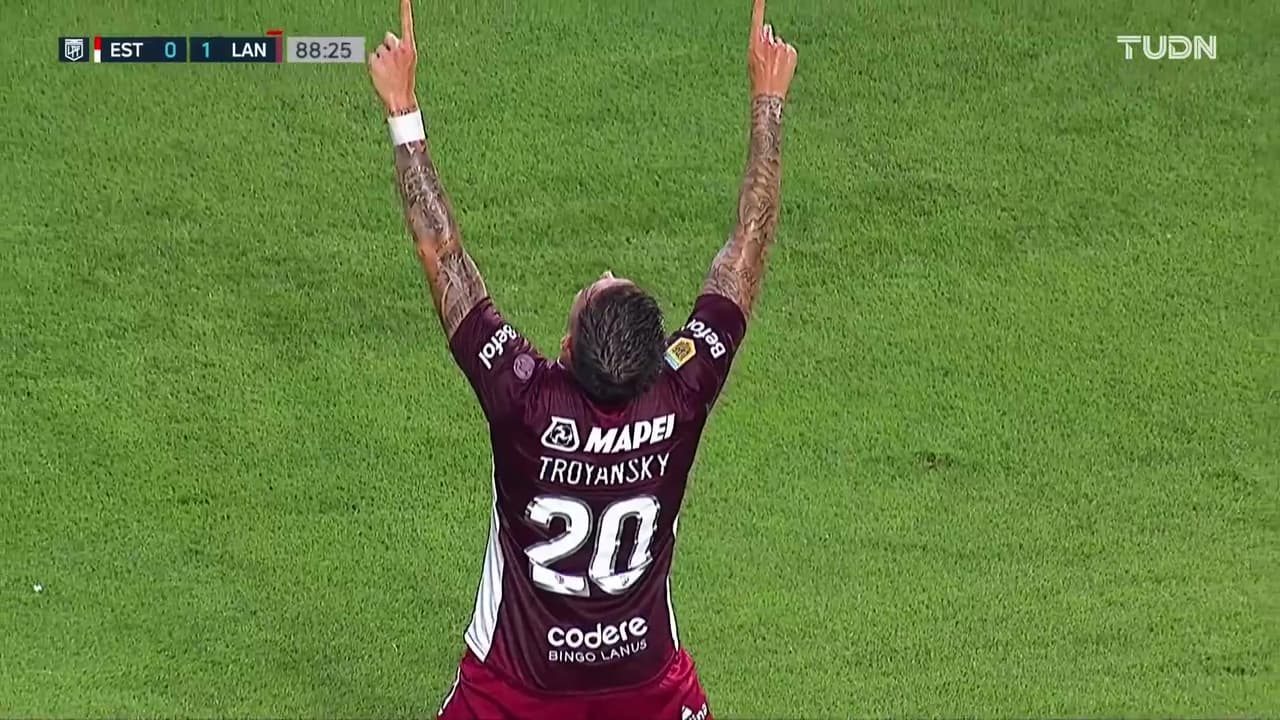 ¡Cae el segundo! Troyansky aprovecha el error y marca el 0-2 de Lanús