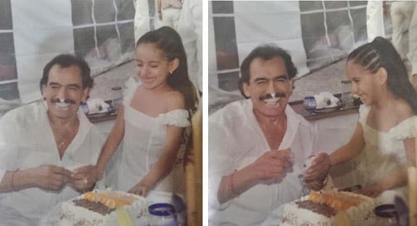Siempre lo recuerda con gran cariño, como este cumpleaños que festejó con su papá.