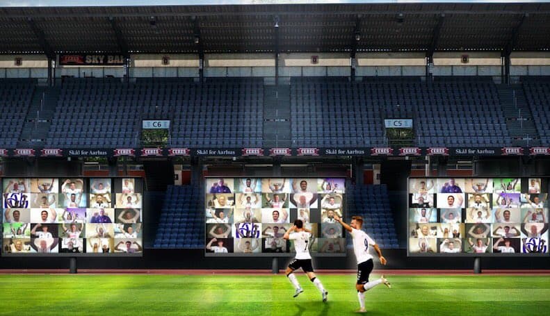 ¡Tribuna virtual! Aarhus, equipo danés, llevará 10 mil aficionados a su estadio