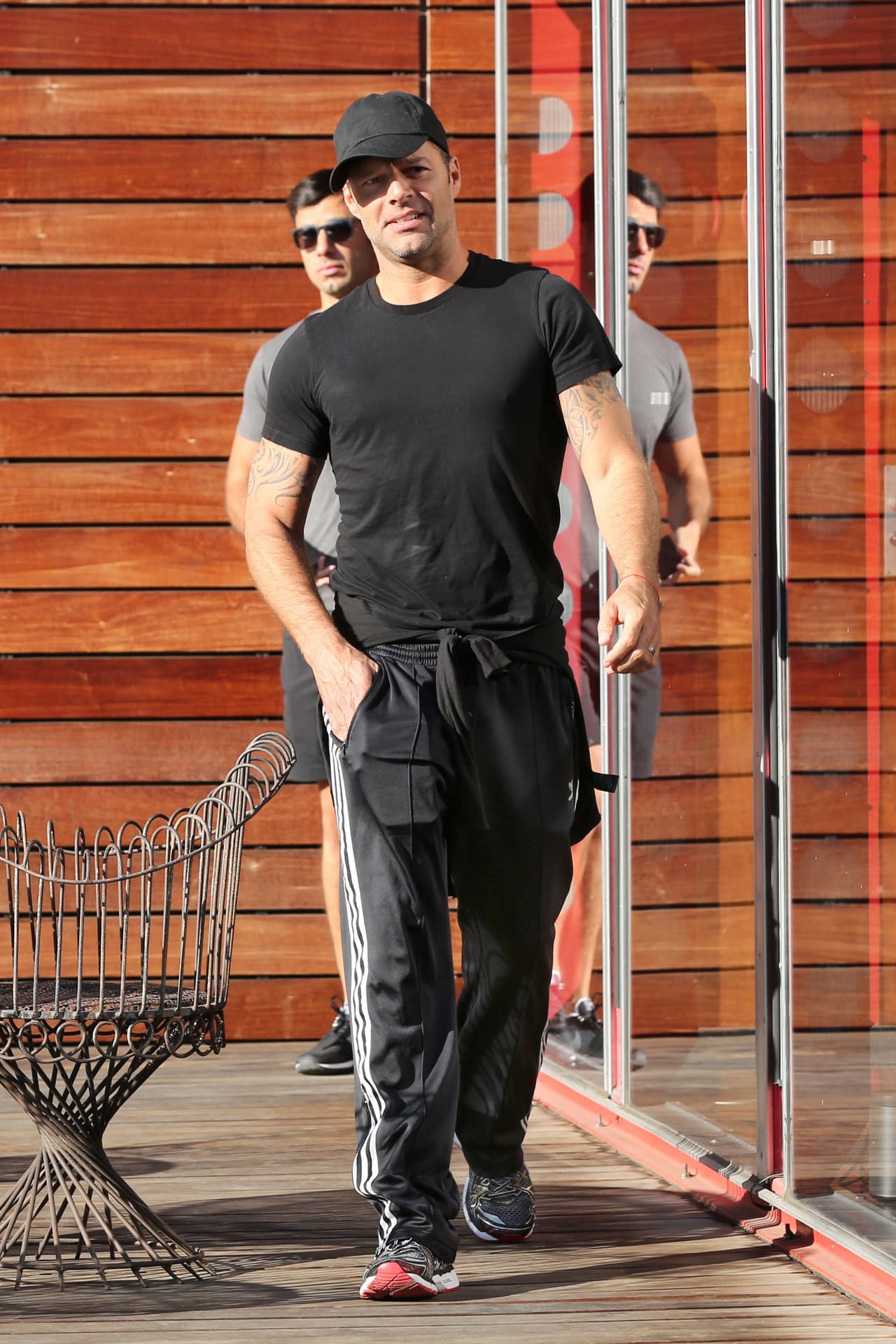 Lo acompañaba su galán, Jwan Yosef.