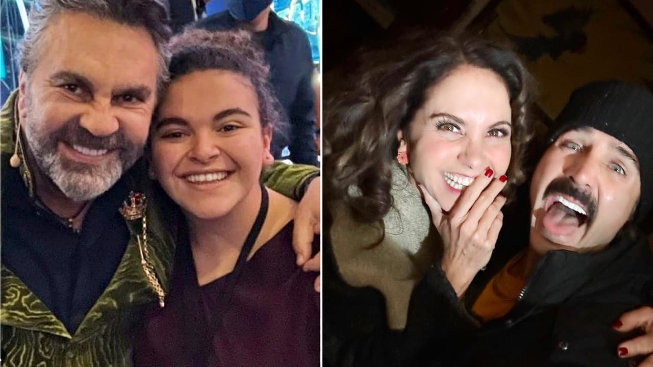 Lucerito y Mijares reaccionan a la idea de que José Ron sea su padrastro (ella dice "es guapísimo")