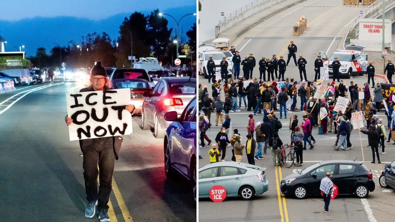 “Cómo le vamos a creer”: manifestantes reaccionan al cambio de planes de Trump 