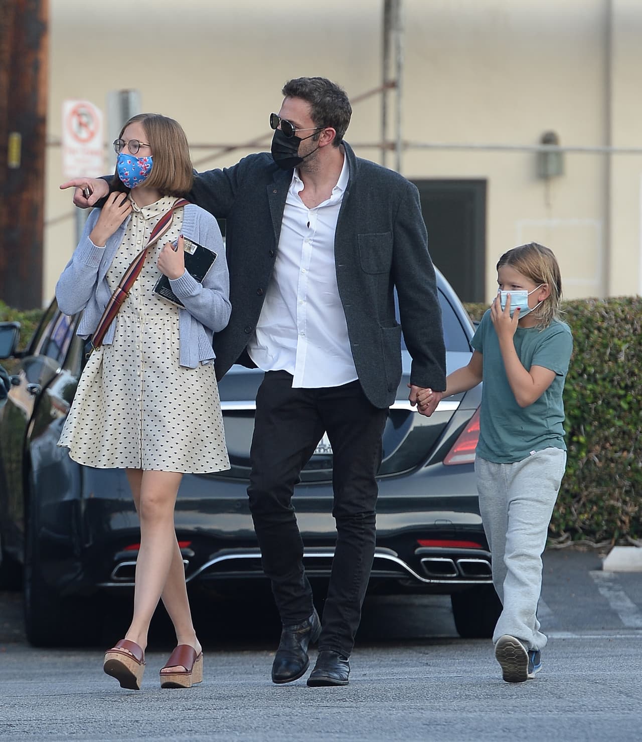 Se trató de su hija mayor Violet, de 15 años. 
<br>