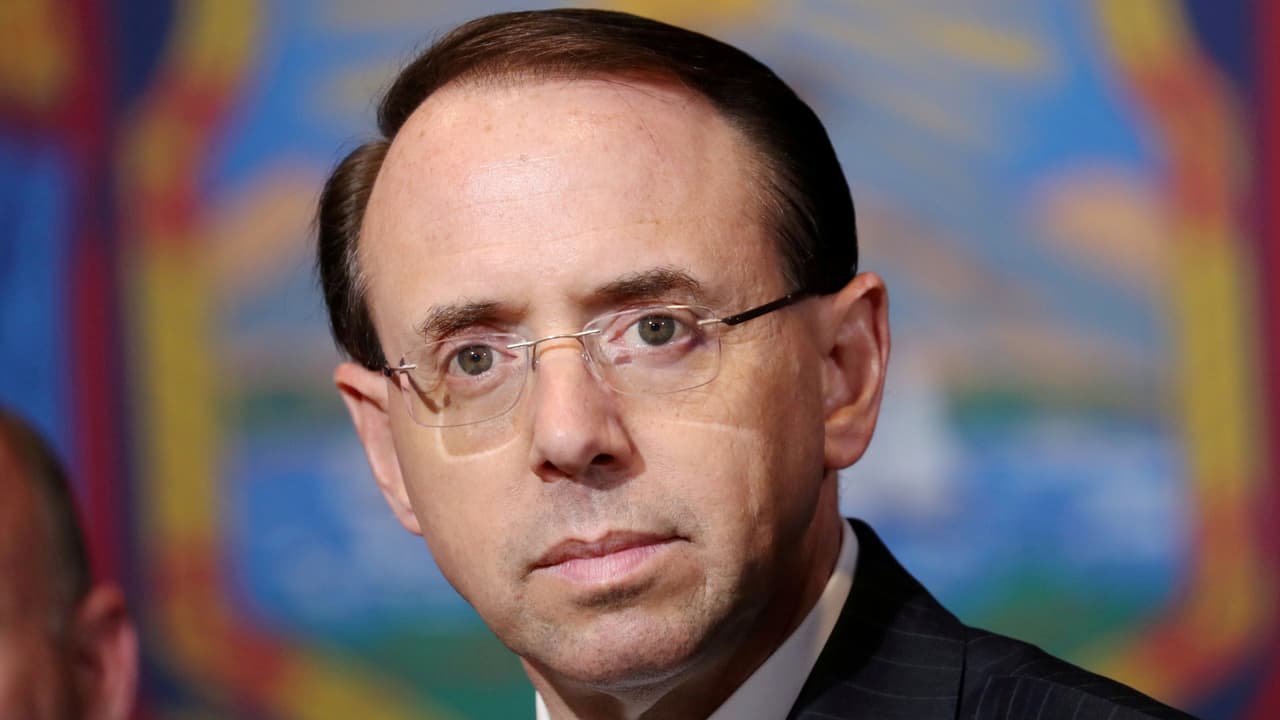 Rod Rosenstein dejará su puesto tras la confirmación del nuevo fiscal general, según medios