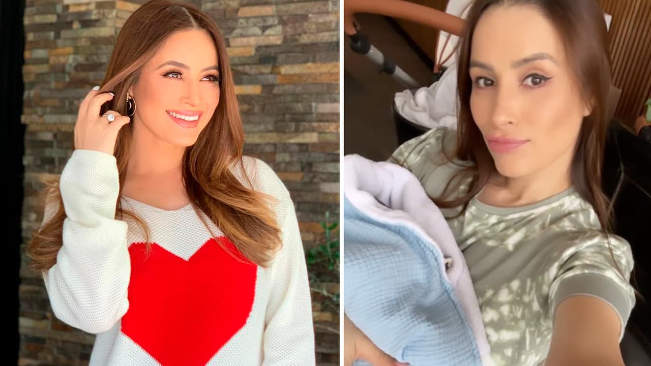 Cynthia Rodríguez compartió fotos inéditas del día que nació su bebé León y son adorables