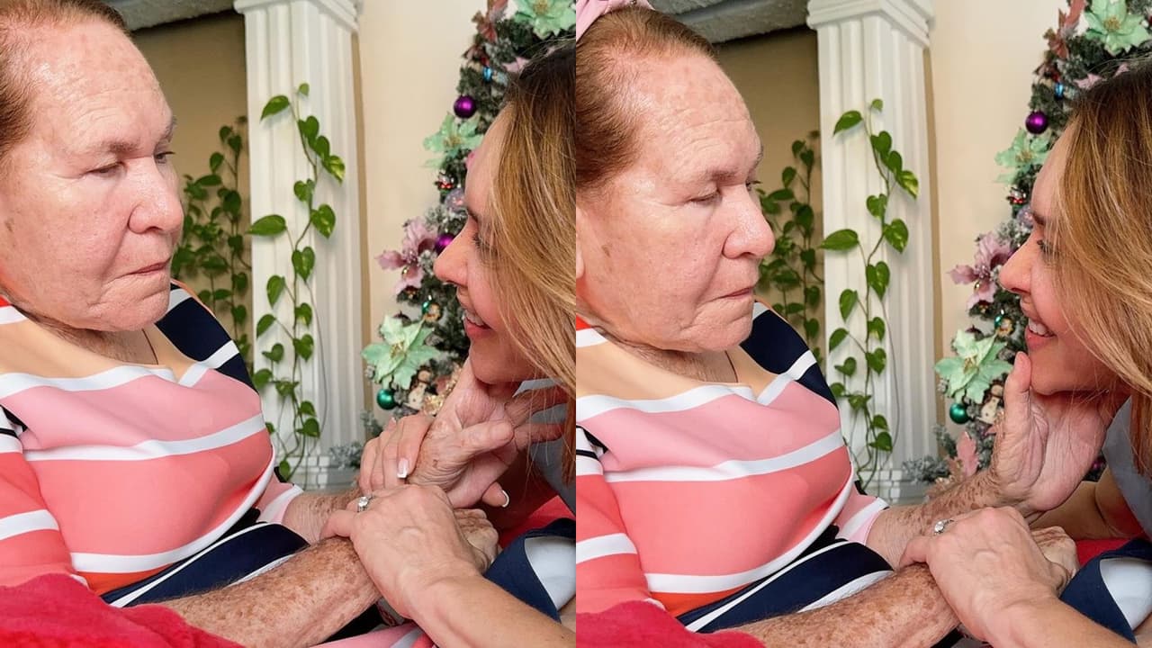 Tanya Charry viajó hasta Barranquilla para ver a su madre.