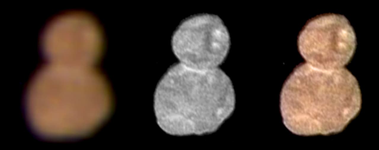 La sonda New Horizons envía las primeras imágenes del objeto sideral Ultima Thule