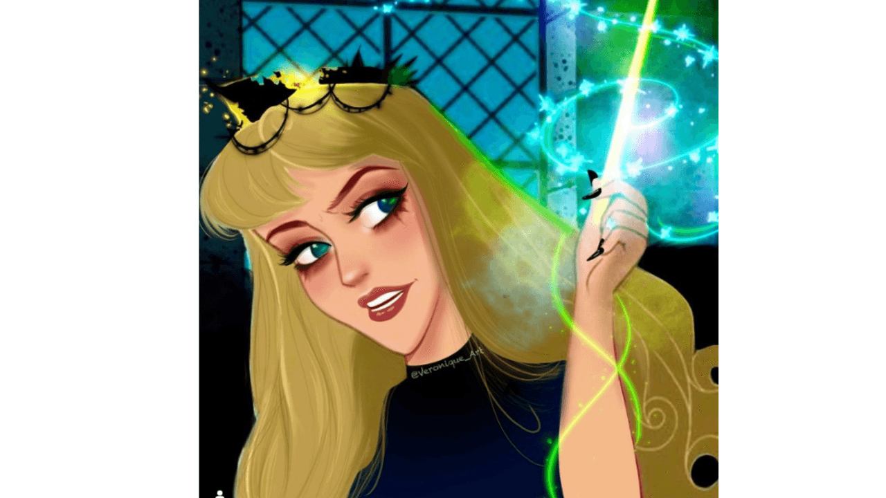 La princesa
<b> Aurora</b> de la película ‘La bella durmiente’, fue caracterizada como una mujer gótica con poderes mágicos, representados por medio de una varita; definitivamente ya no necesitará de sus hadas madrinas para salir victoriosa.