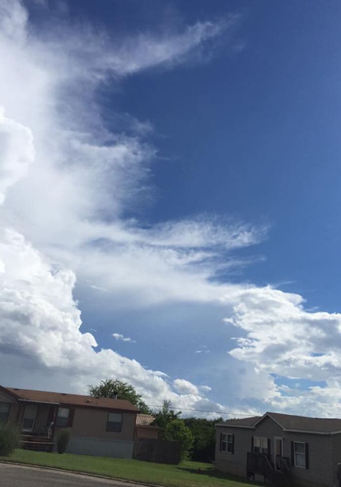 La audiencia compartió fotos de la zona tras el paso de la tormenta Bill.