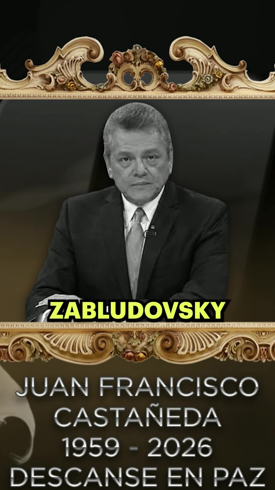 Martha lamenta el fallecimiento de Juan Francisco Castañeda, hermano de Mara Patricia Castañeda