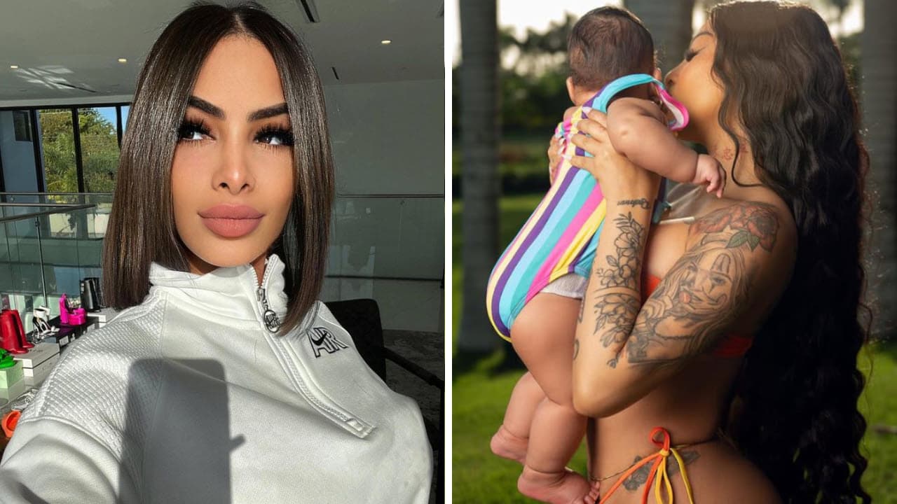 Con una tierna foto Yailin La Más Viral revela que Cattleya tiene un "hermanito"