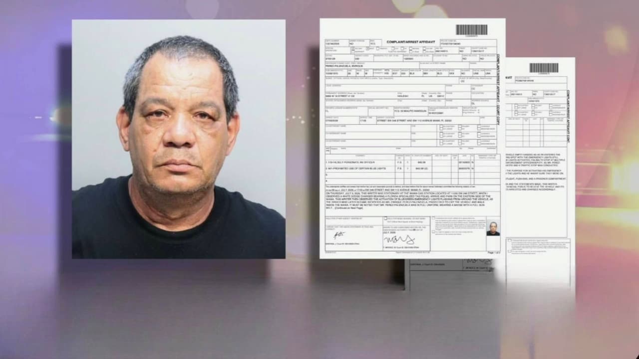 Arrestan hombre de Hialeah acusado de hacerse pasar por policía y tener un carro como patrulla
