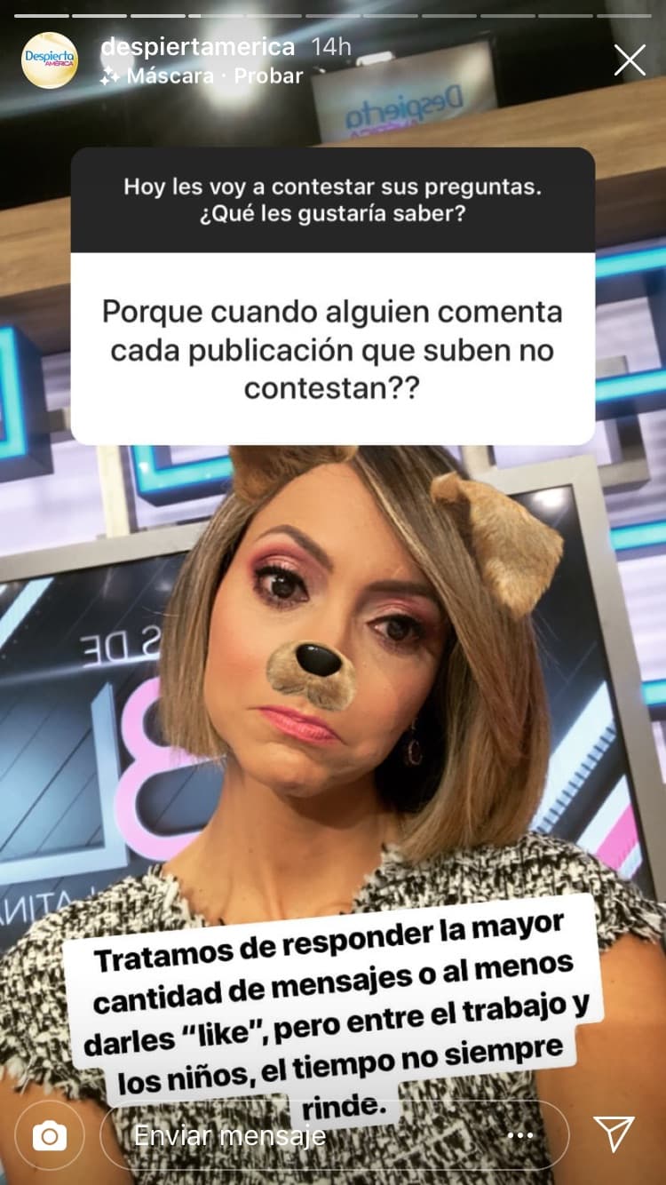 Aunque a Satcha le gustaría estar más pendiente de sus redes, no es tan sencillo como parece.