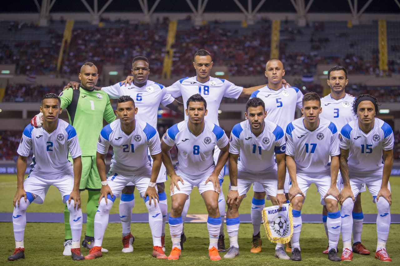 Nicaragua presentó a Julo Lorente, Josué Quijano, Manuel Rosas, Carlos Montenegro, Luis Fernando Copete, Marlon López, Juan Barrera, Bryan Bonilla, Renato Punyed, Jorge Betancur y Francisco Flores.