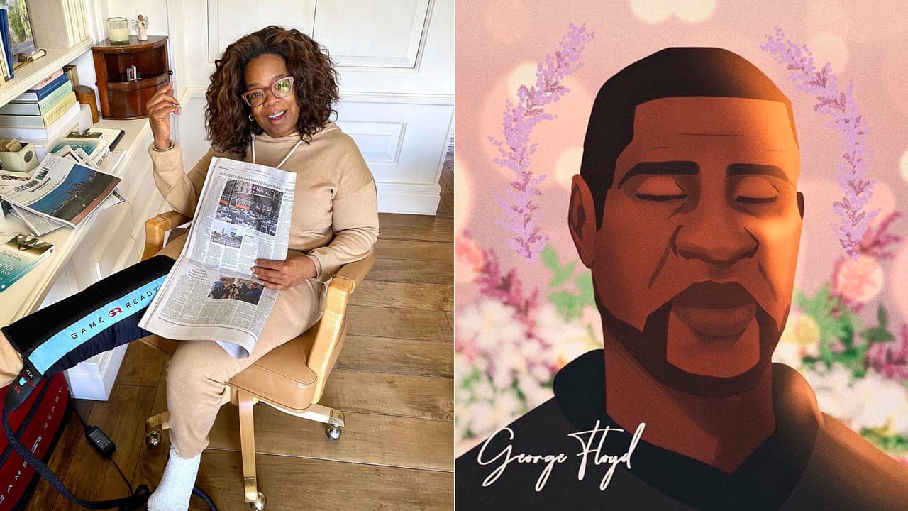 La popular conductora de televisión 
<b>Oprah Winfrey,</b> se mostró también muy afectada con todo lo sucedido en los últimos días en EEUU: “he estado tratando de procesar lo que puede decirse o ser escuchado en este momento. No he sido capaz de sacar de mi cabeza la imagen de una rodilla sobre su cuello”.