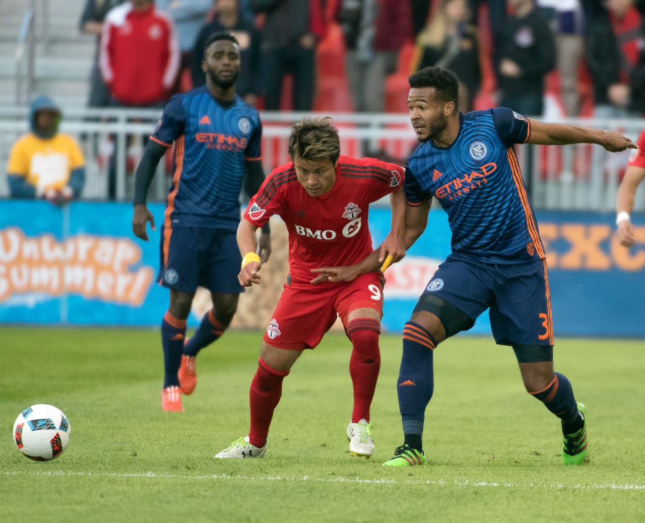 Toronto FC y NYCFC igualaron 1-1 en Canadá.