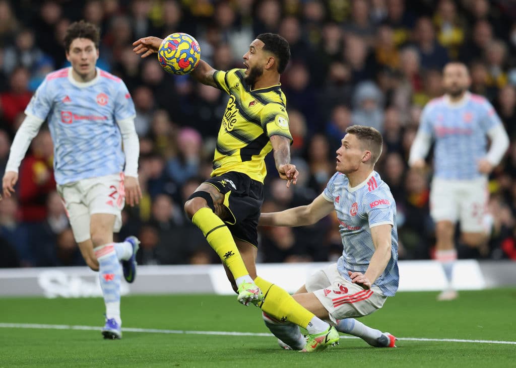 Joshua King, Ismaila Sarr, Joao Pedro y Emmanuek Dennis son los encargados de prolongar la pesadilla del United tras la victoria 4-1 del Watford sobre e Manchester United.