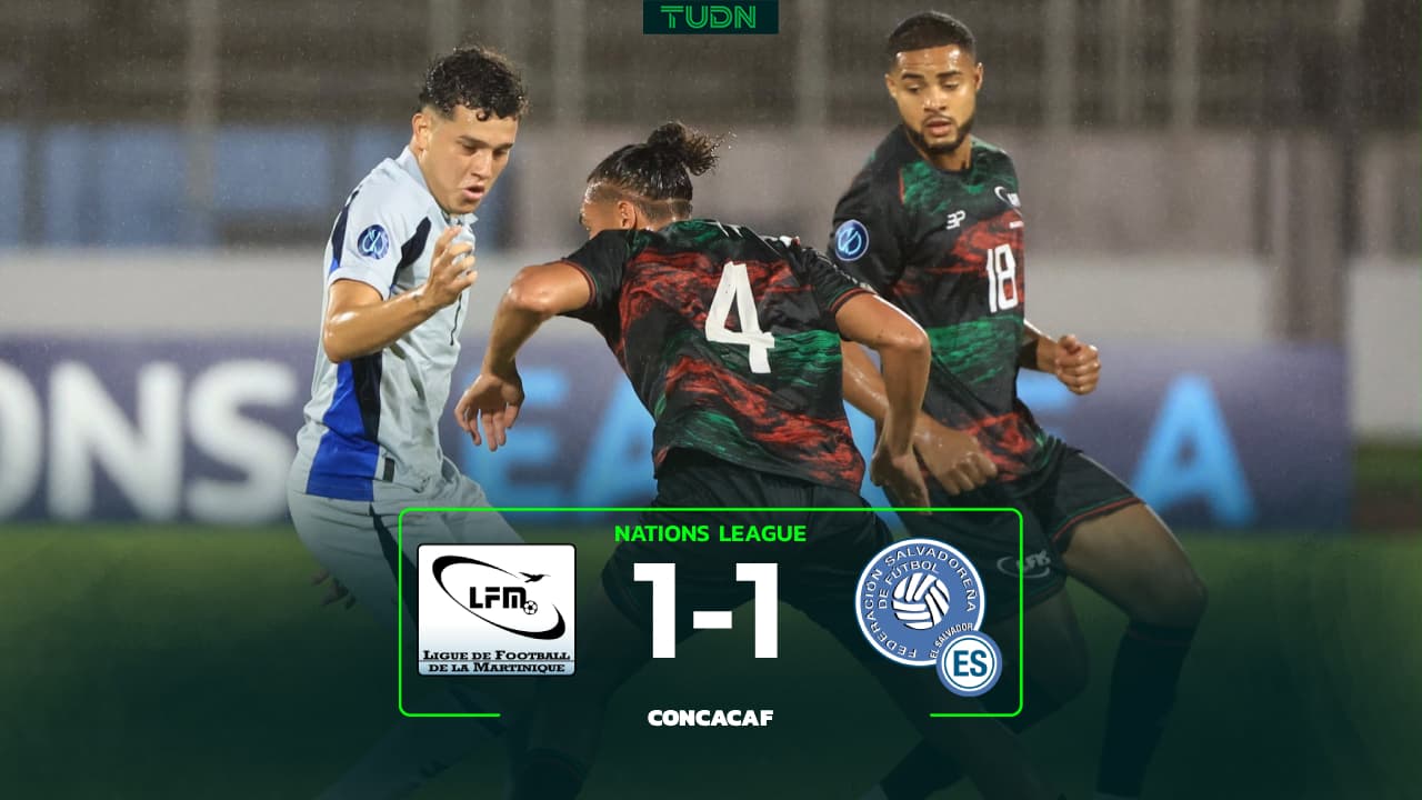 Resumen | Martinica y El Salvador se despiden de la Nations League