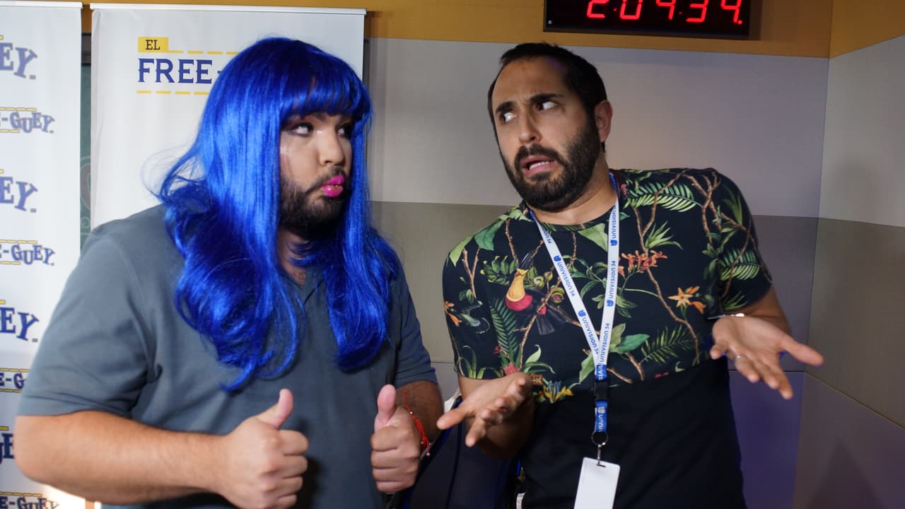 El Tambochi pago la apuesta contra El Compa Ivan cambiando de 'look' por un día.