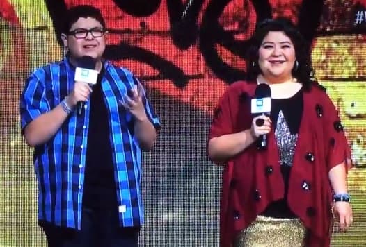En la conducción del evento también vimos a los actores Rico y Raini Rodriguez. ¡Son pura energía!
