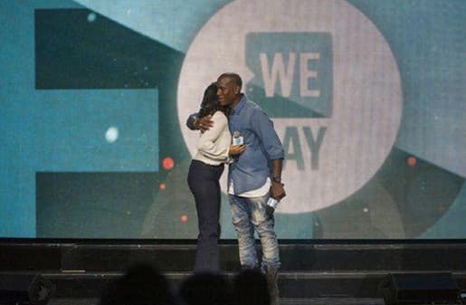 Con Tyrese Gibson compartió momento especiales.