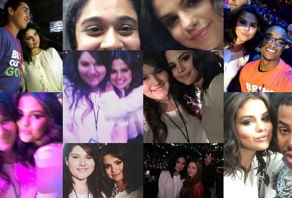 Durante el evento, no perdió la oportunidad de tomarse fotos con sus fans.