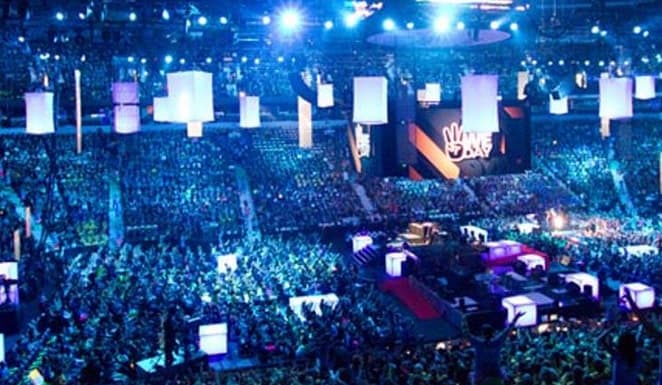 Así se veía el Allstate Stadium, ¡todos estaba emocionados por estar en We Day!