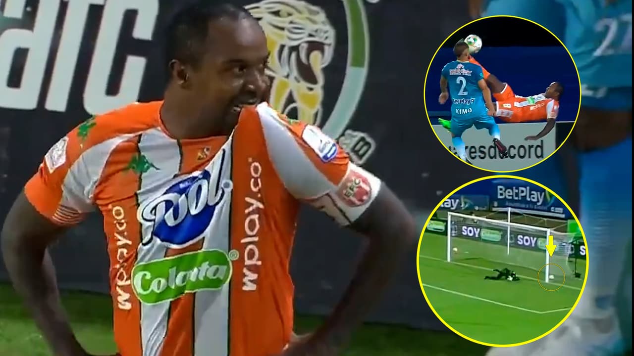 ¡Una locura! Dorlan Pabón hace golazo de chilena que piden para Púskas