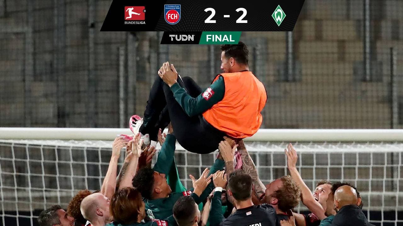 El Werder Bremen se queda en la Bundesliga gracias a los goles de visita