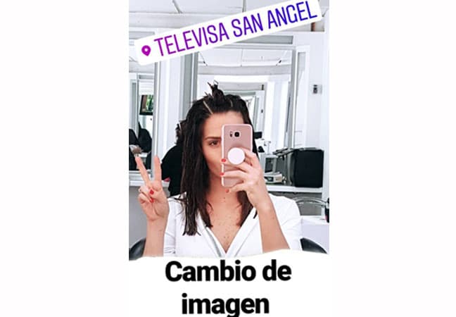 Claudia Álvarez en cambio de imagen para su protagónico en la novela 'En tierras salvajes'.