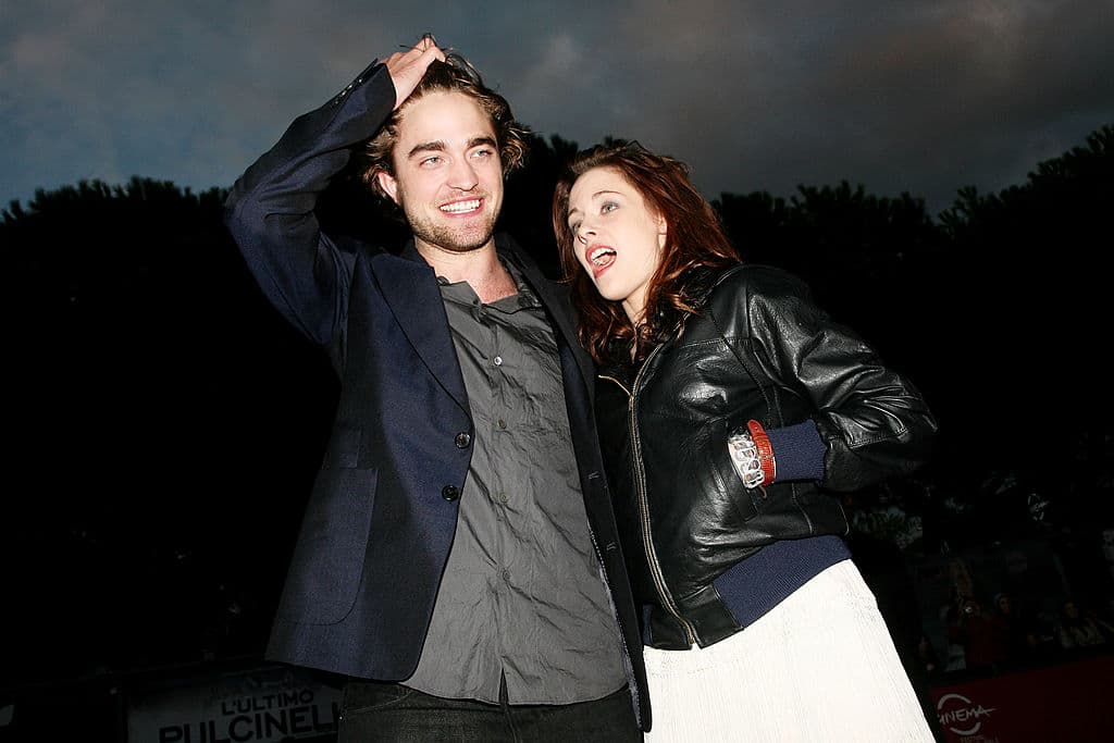 Robert Pattinson y Kristen Steward en la premiere de 'Twilight'