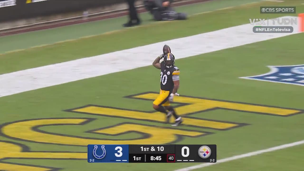 ¡Enfermo touchdown! Jaylen Warren se escapa 80 yardas