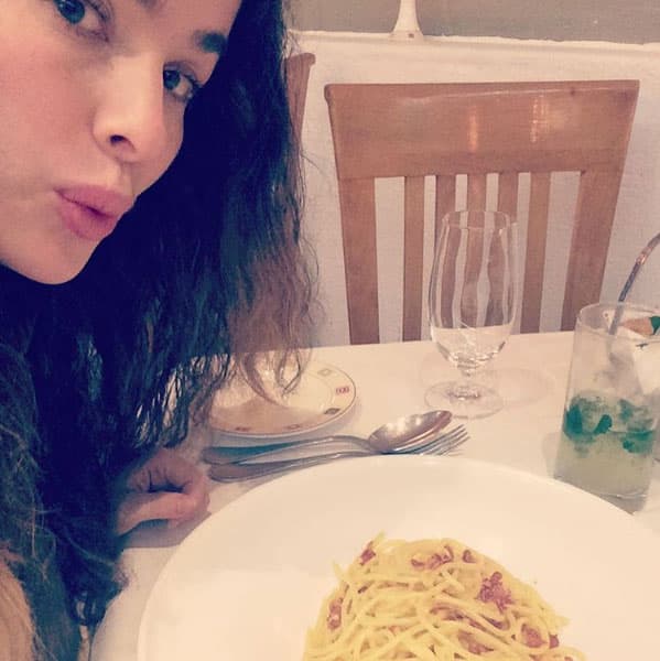 Los antojos le comenzaron desde los primeros días del embarazo.