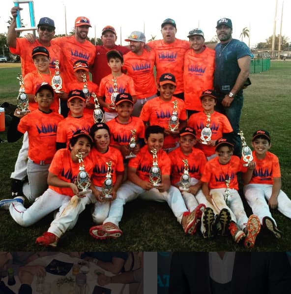 El actor creó un equipo de béisbol para que su hijo pudiera desarrollarse en este deporte.