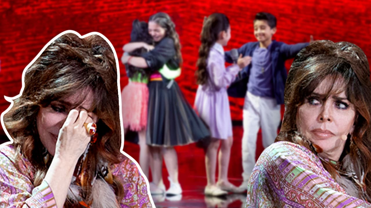 Verónica Castro promete llorar menos en los siguientes shows de Pequeños Gigantes