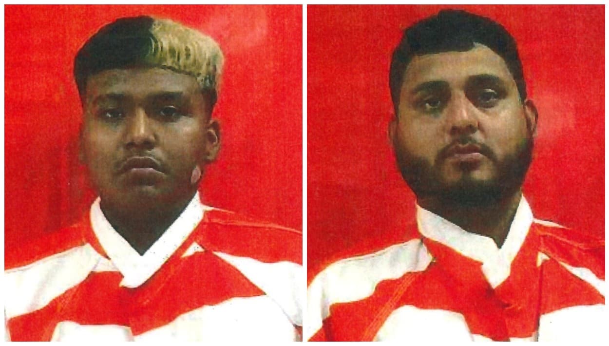 <b>Miguel Ángel Pérez Vázquez</b> (izquierda) y 
<b>Ricardo Jiménez García </b>están siendo procesados por apuestas y participar en peleas de gallos ilegales en el estado.