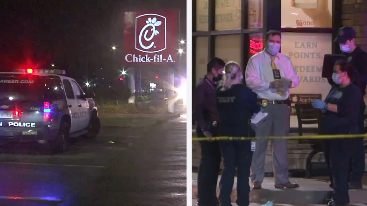 Gerente de Chick-fil-A encuentra a una mujer herida de bala en el estacionamiento