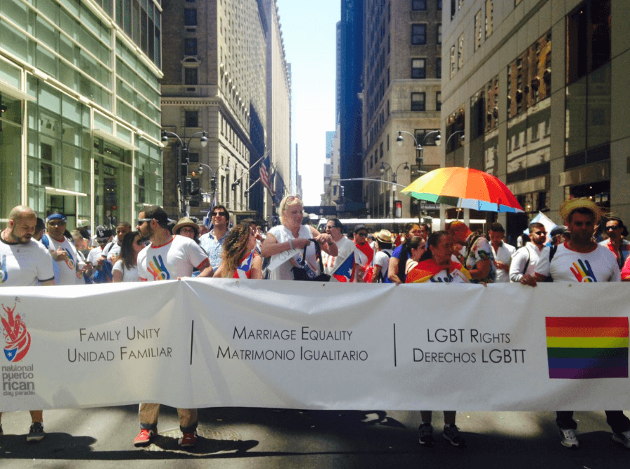 La delegación de la comunidad LGBTT se mantuvo fortalecida.