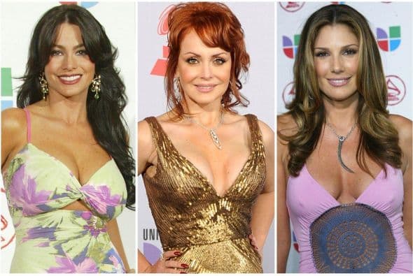 ¿Qué  famosas acapararon todas las miradas de los caballeros? Recordemos algunos de los escotes mas sexys y pronunciados en la historia de la alfombra de Latin GRAMMY.  S - Latin GRAMMY 2011.