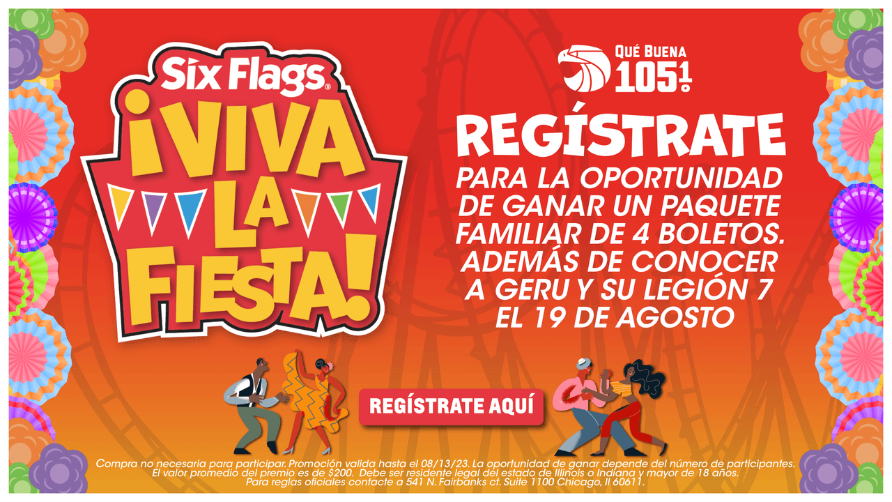 Llega Viva la Fiesta en Six Flag Great America