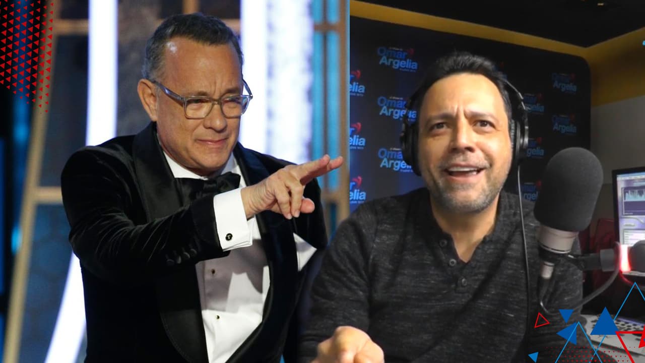 Tom Hanks y el papá de Omar tienen mucho en común, por lo que el locutor confesó las apariencias