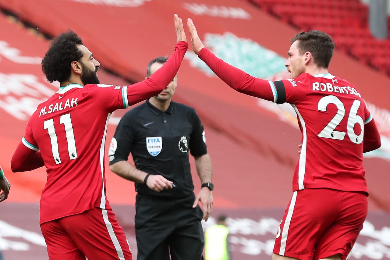 Salah llegó a 28 goles en la temporada, 19 en la Premier League.