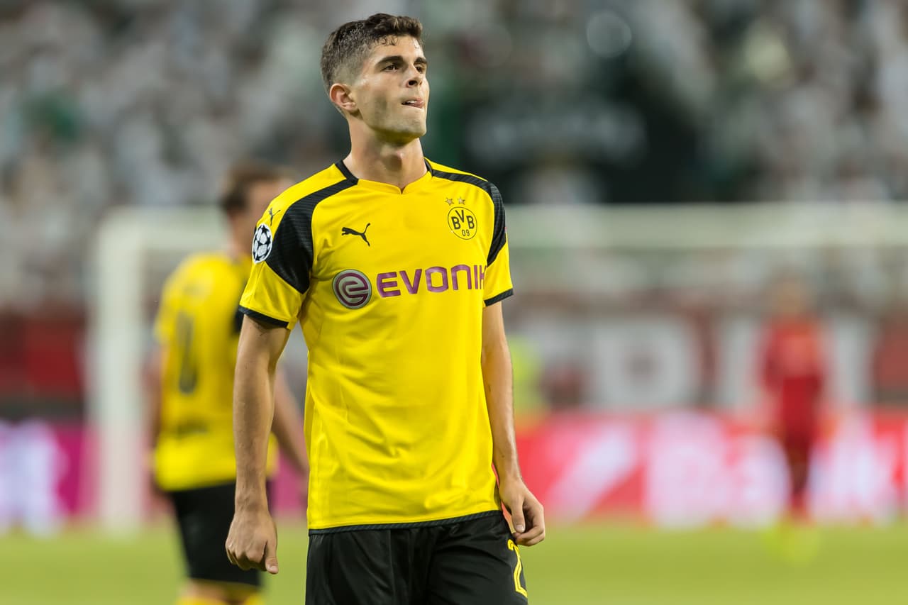 En ese mismo 2016, pero el 14 de septiembre, el joven de Pensilvania jugó su primer partido de la UEFA Champions League.