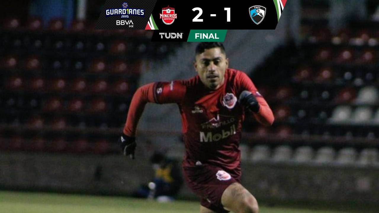 Mineros derrota al Tampico en el último minuto